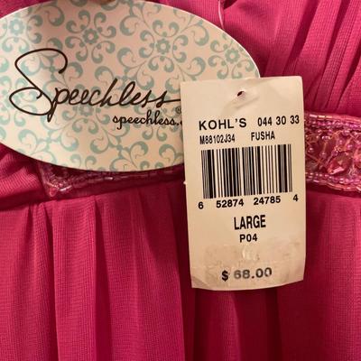Pink Speechless dress with tags