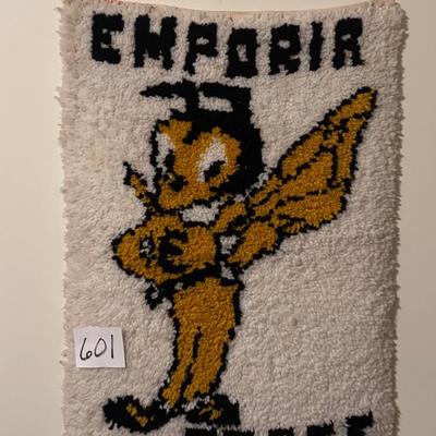 Emporia State Hook Rug