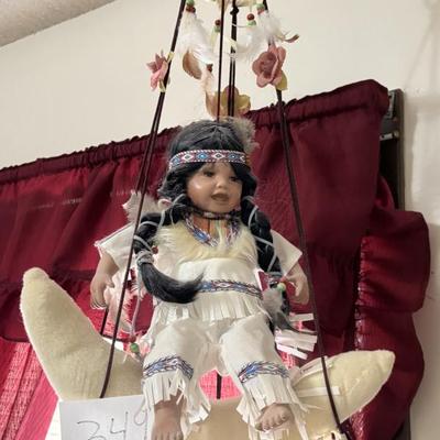 Porcelain Indian Doll
