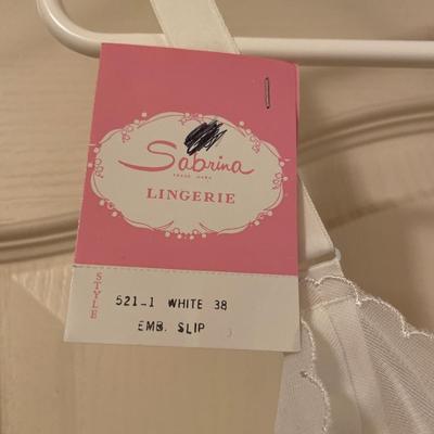 Vintage Sabrina Lingerie white nightgown