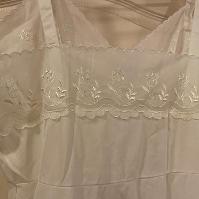 Vintage Sabrina Lingerie white nightgown