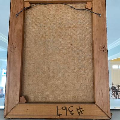 Abstract ORIGINAL Cay-Skot Mid Century Vessel Still Life Oil