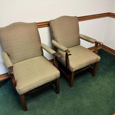 Pair of office chairs
