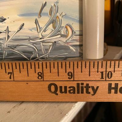 Vintage Impasto style painting flowers