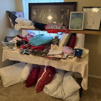 Lot 7: Pillow, Art & More