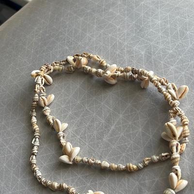 Long pooka shell necklace