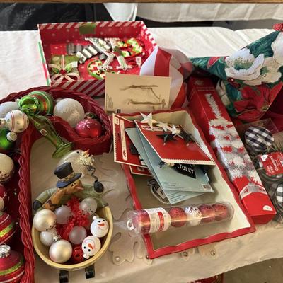 Lot 11: Long Table of Holiday Goodies