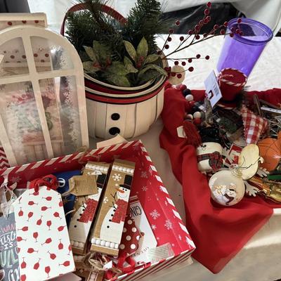 Lot 11: Long Table of Holiday Goodies