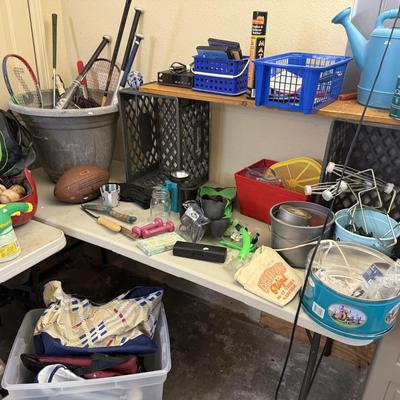 Lot 12: Garage Tools & Garden Selection