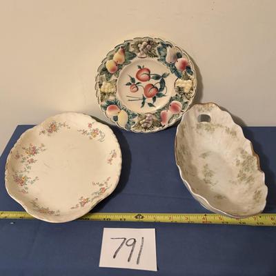 Vintage Plate and Bowls