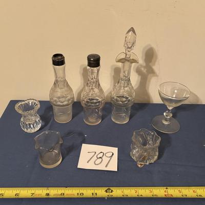Vintage Glass Cruets and More