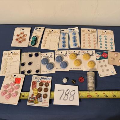Vintage Button Lot