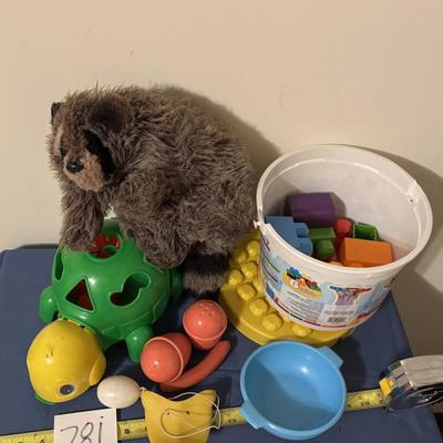Racoon Hat and Toys