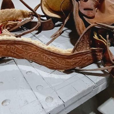 LEATHER SADDLE BY BOB MARRS STOCKMAN'S SADDLERY AMARILLO TEXAS