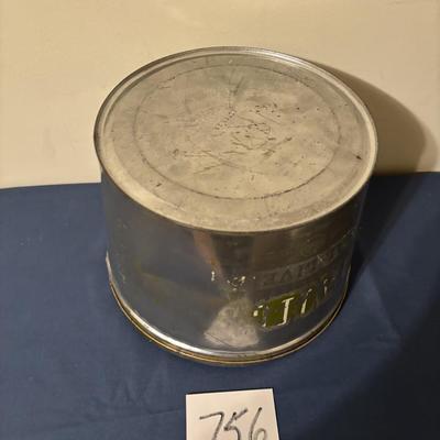 Vintage Can With Lid