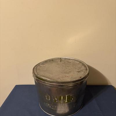 Vintage Can With Lid