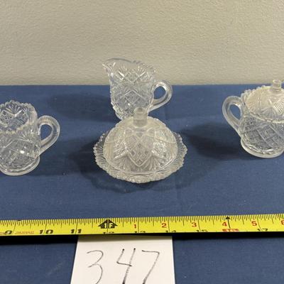 Small Vintage Glass Set