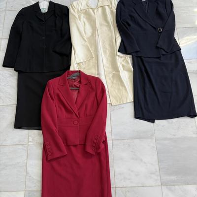 DESIGNER COCKTAIL DRESS & SUIT LOT