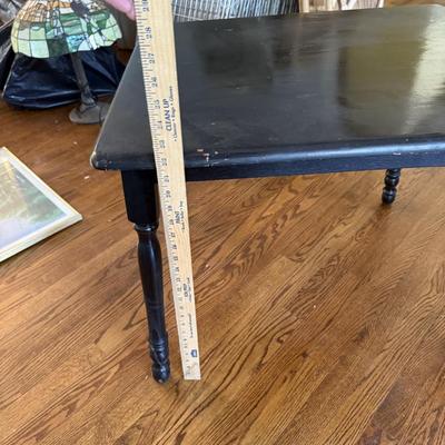 BLACK KIDS TABLE, CHAIRS