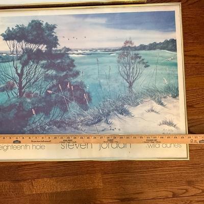 PAIR GOLF PRINTS Steven Jordan
