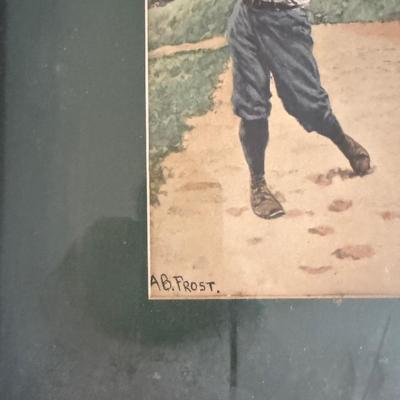 FRAMED AB FROST GOLF PRINT PAIR