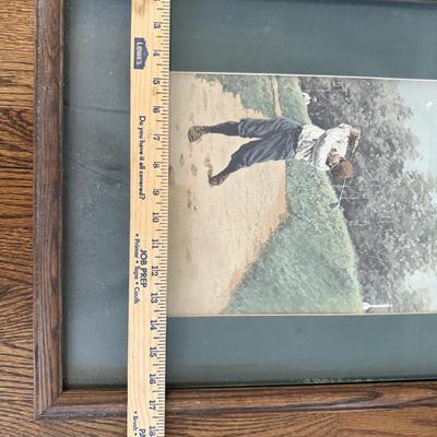FRAMED AB FROST GOLF PRINT PAIR