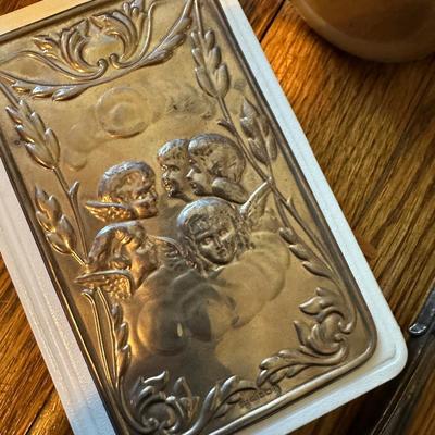 STERLING AND SILVER PLATE BABY CUP & MORE