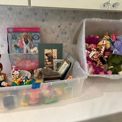BARBIE & STUFFED TOY LOT