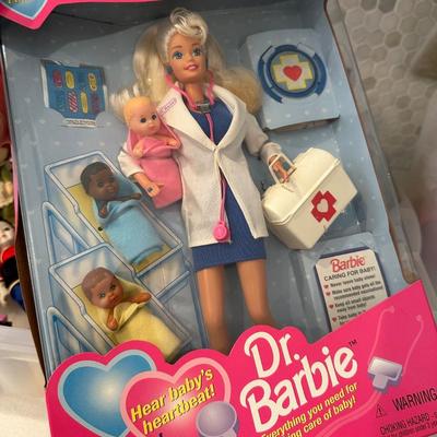 BARBIE & STUFFED TOY LOT