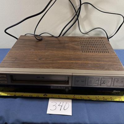 Zenith Video Recorder and Player