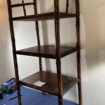 Vintage Bamboo Shelf