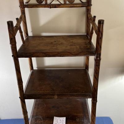 Vintage Bamboo Shelf