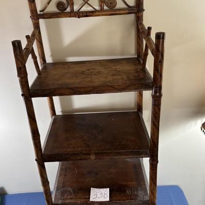 Vintage Bamboo Shelf