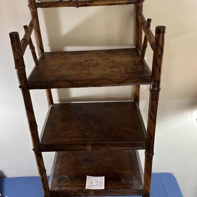 Vintage Bamboo Shelf