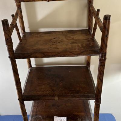 Vintage Bamboo Shelf