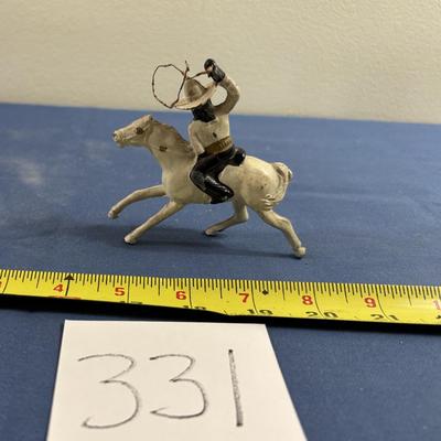 1930s Vintage Manila Barclay Lead Masked Cowboy
