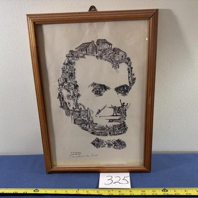 Vintage Abraham Lincoln Picture