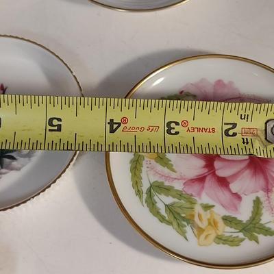 Collection of Miniature Porcelain Pin/Butter Pat Dishes- Assorted Makers