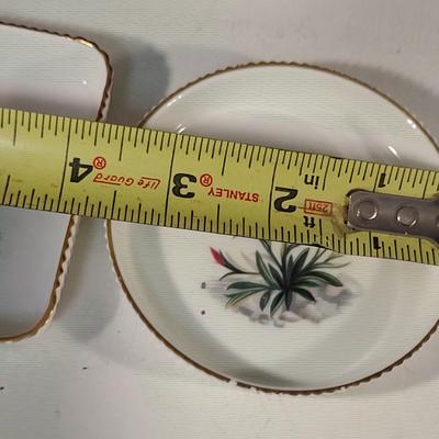 Collection of Miniature Porcelain Pin/Butter Pat Dishes- Assorted Makers