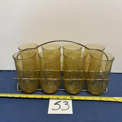 Anchor Hocking Honey Gold Tumbler Set