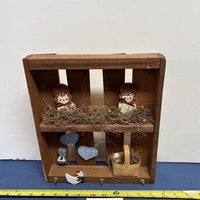 Shelf with Hooks