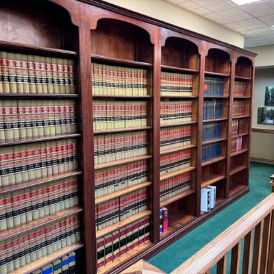 Entire wall of Law Books only