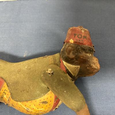 Vintage German Lehmann Tom Climbing Monkey