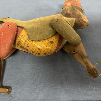 Vintage German Lehmann Tom Climbing Monkey
