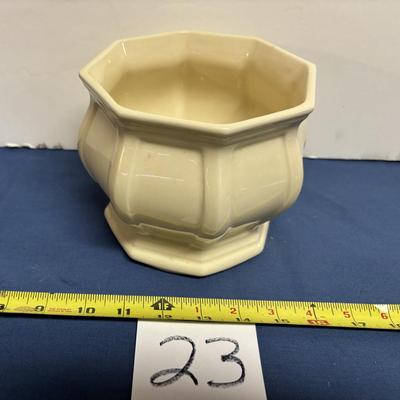 Vintage MCM Hexagon Planter