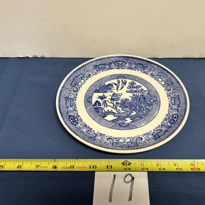 Willow Ware Dinner Plate