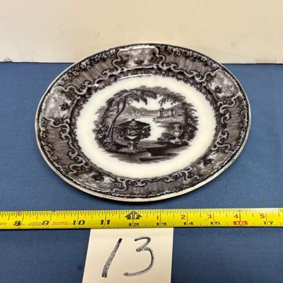 Vintage Pearl Stoneware Plate