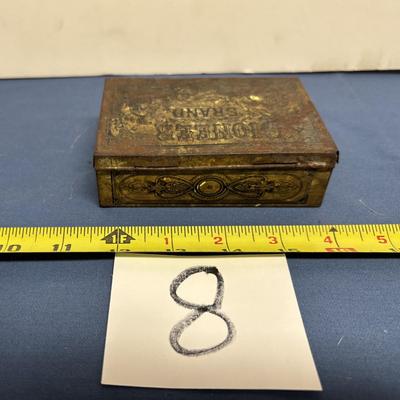 Vintage Pioneer Brand Tobacco Tin