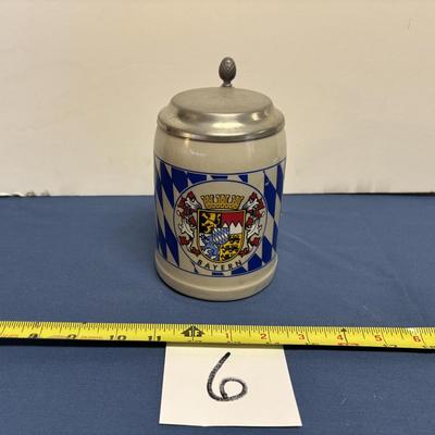 Vintage Bayern Coat of Arms Beer Stein