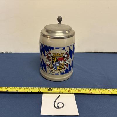 Vintage Bayern Coat of Arms Beer Stein